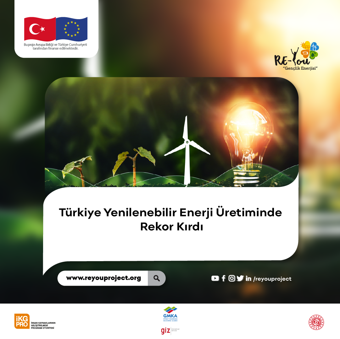 Türkiye Yenilenebilir Enerji Üretiminde Rekor Kırdı